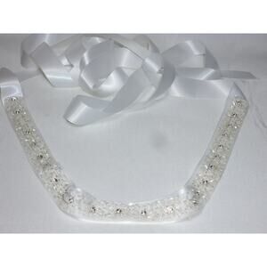 rhinestone beaded skinny belt bridal dress belt crystal rhinestone sash belt